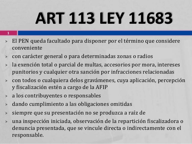 ley 11683